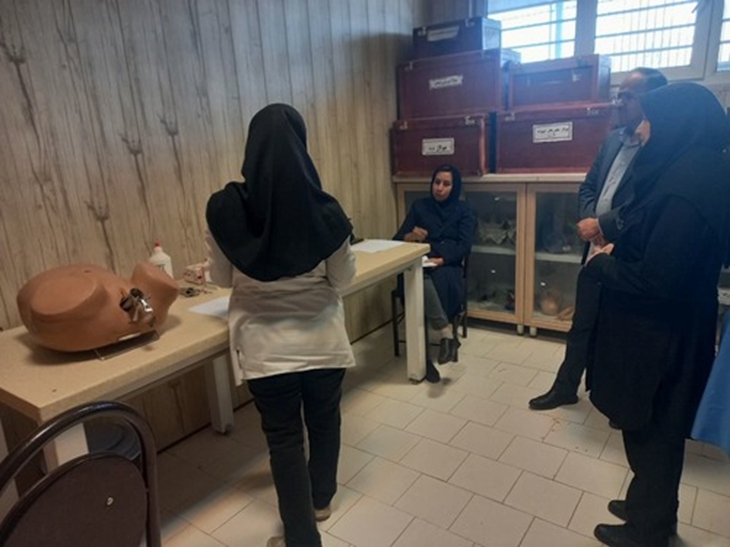 بازدید و ارزیابی از امتحان آسکی دانشجویان پزشکی گروه زنان، مورخ 1404/10/30